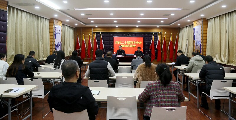 陕西地矿区研院有限公司召开学习贯彻党的二十届四中全会精神宣讲会