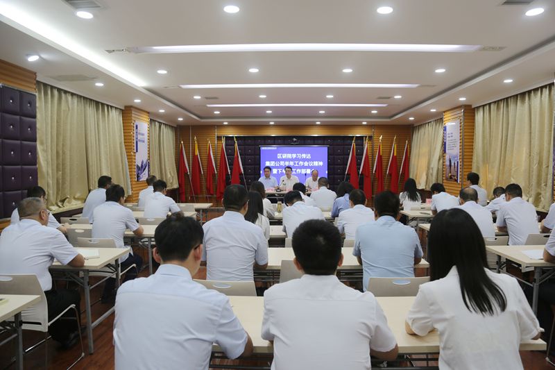 陕西地矿区研院传达集团公司半年工作会议精神并部署下半年重点工作